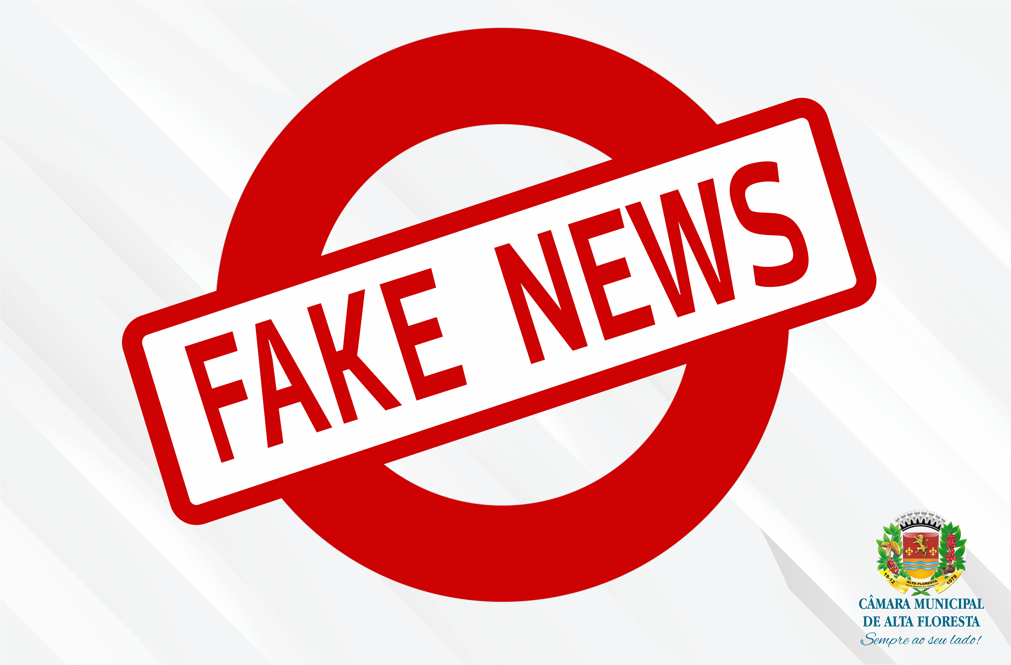 A imagem transmite não a fake news